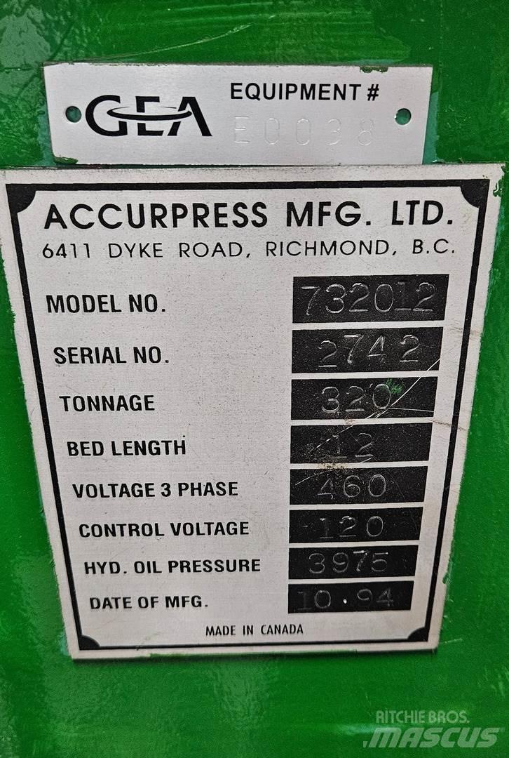  ACCURPRESS 732012 Építőipar - Egyebek