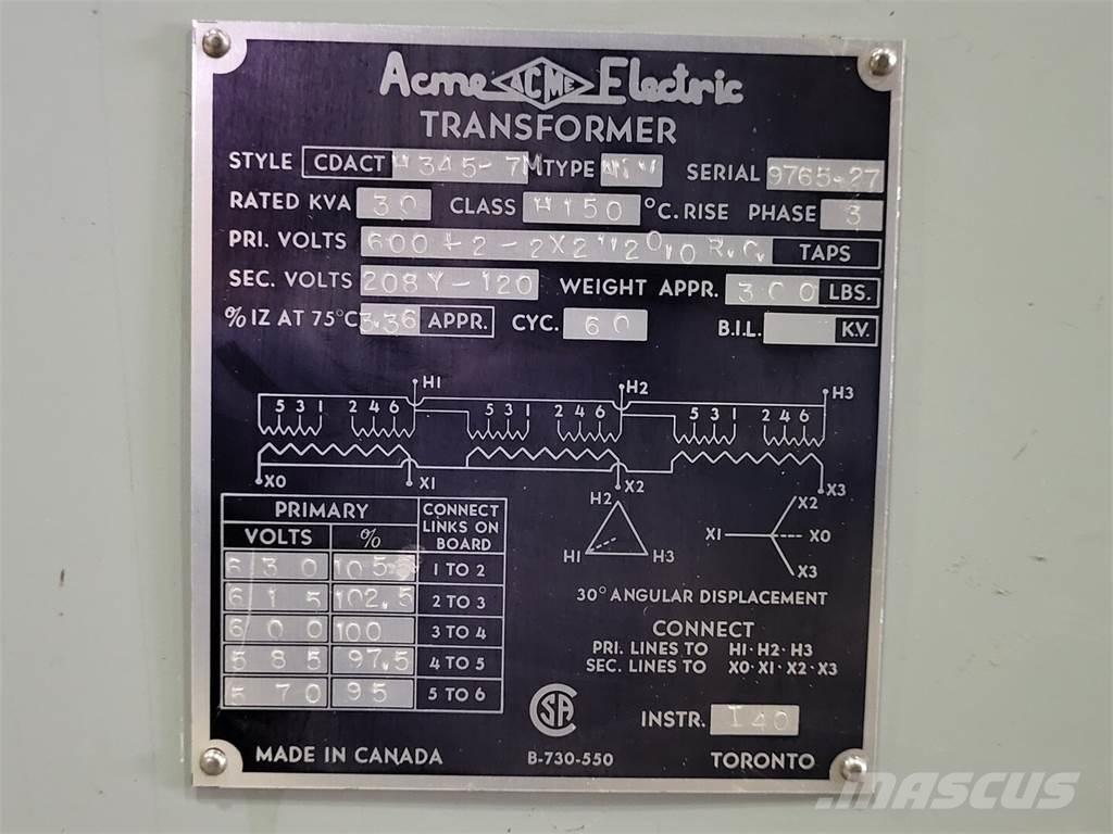 ACME ELECTRIC H345-7M Építőipar - Egyebek