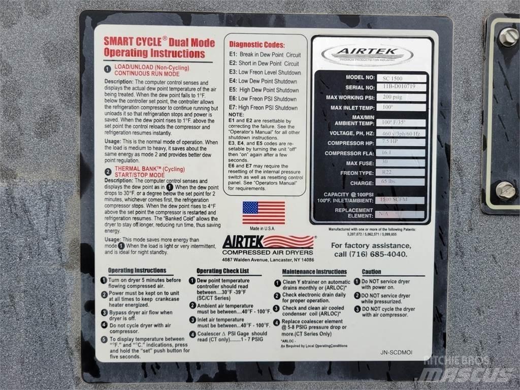  AIRTEK SC 1500 Sűrített-levegő tisztítók