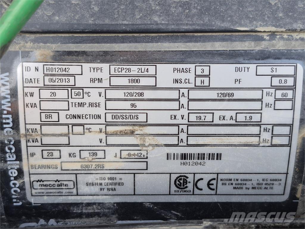 Allmand ELT20 Egyéb alkatrészek