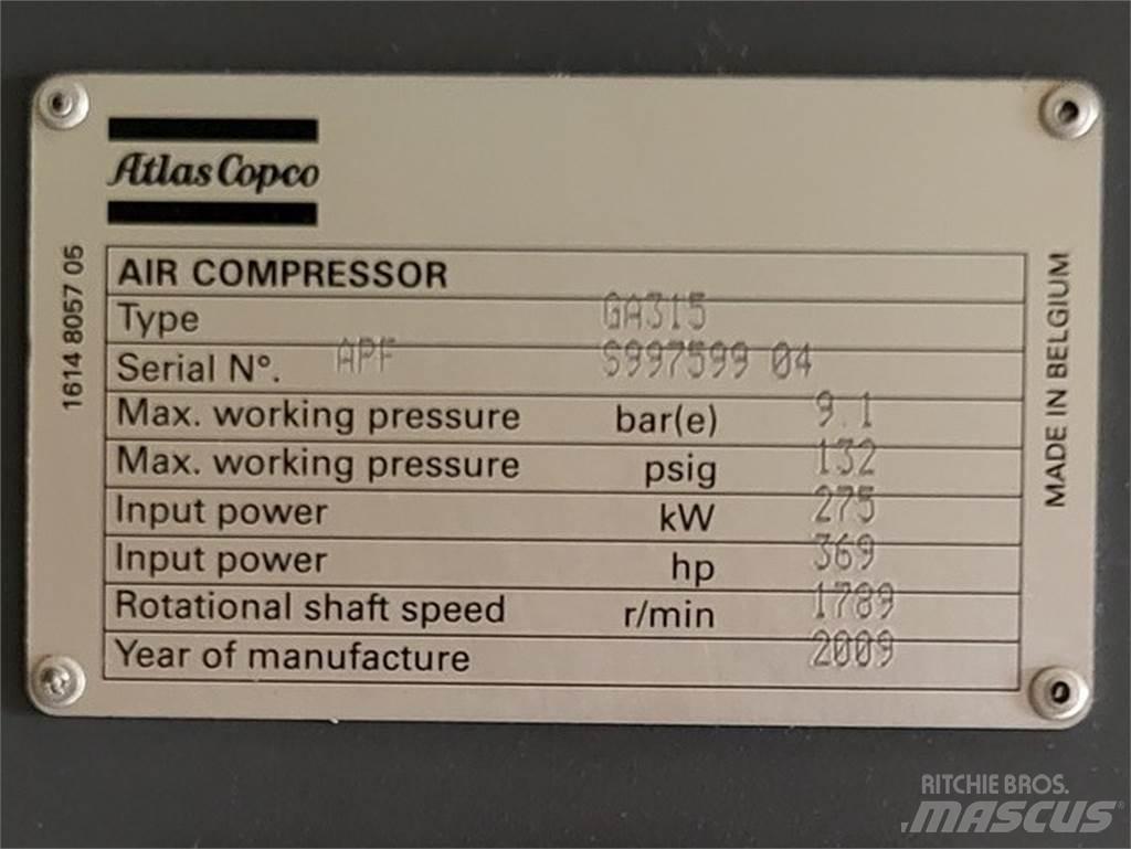 Atlas Copco GA315 Kompresszorok