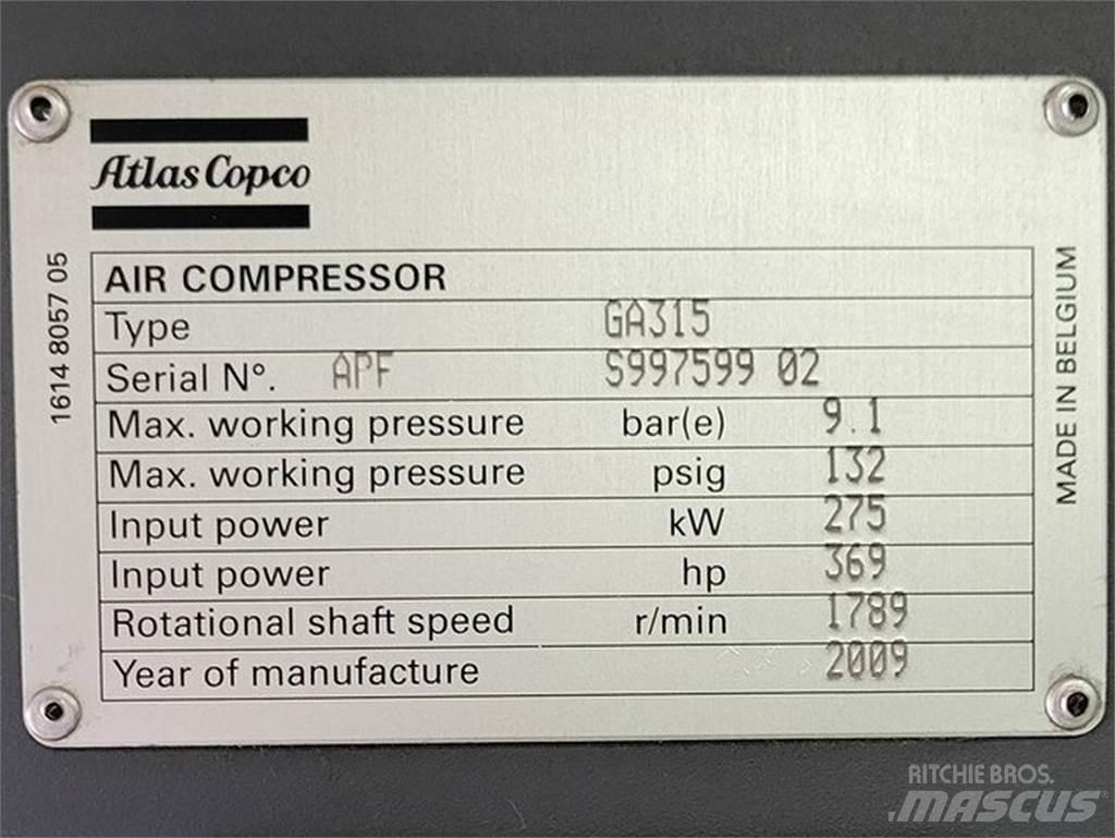 Atlas Copco GA315 Kompresszorok