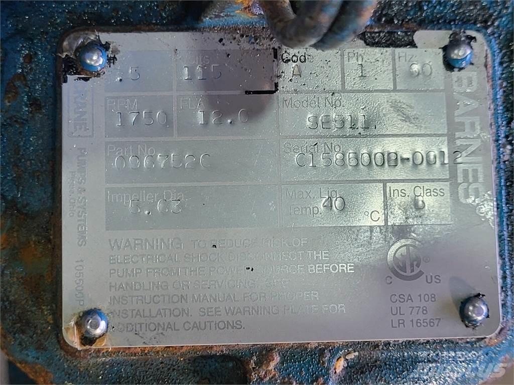  BARNES SE511 Vízpumpák