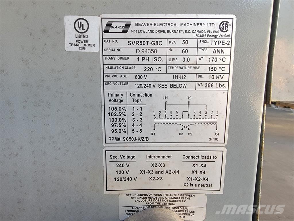  BEAVER SVR50T-G8C Építőipar - Egyebek