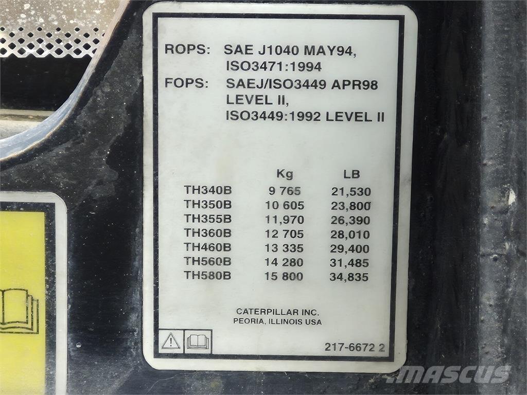 CAT TH560B Teleszkópos mezőgazdasági rakodók