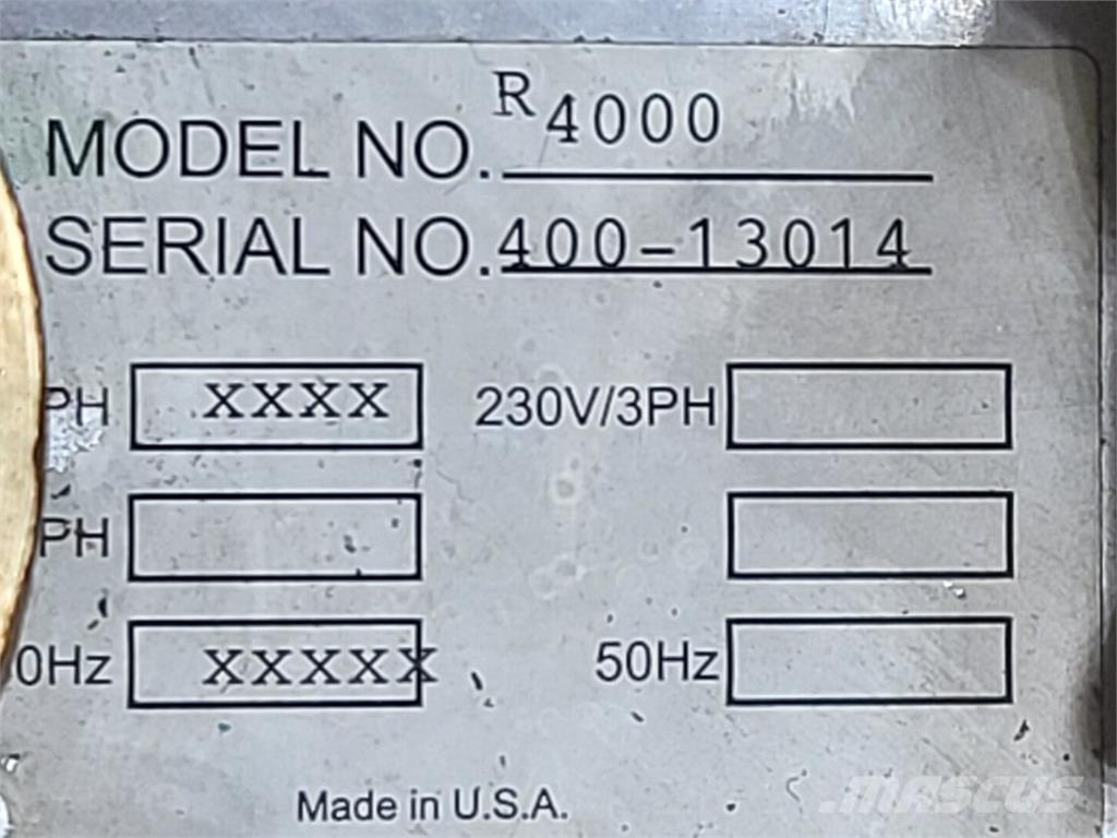  DYNAFLUX R4000 Fűtő és Hűtő felszerelések