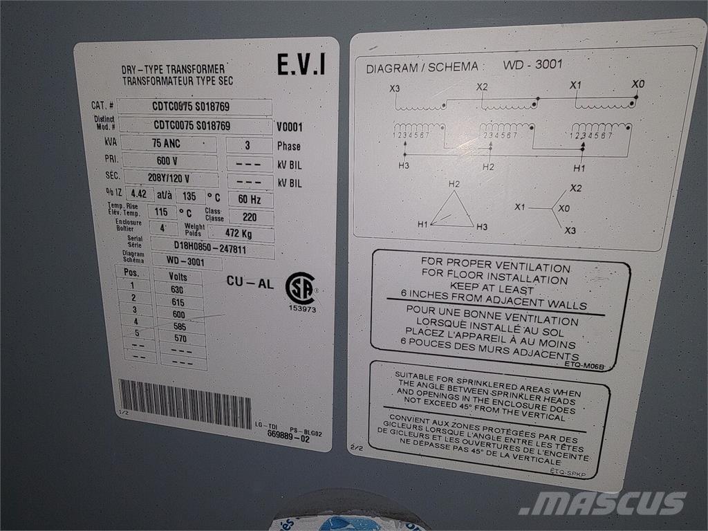 Evi CDTC0075S018769 Építőipar - Egyebek