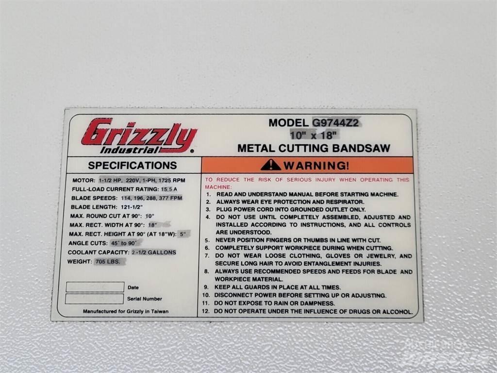 Grizzly G9744Z2 Építőipar - Egyebek