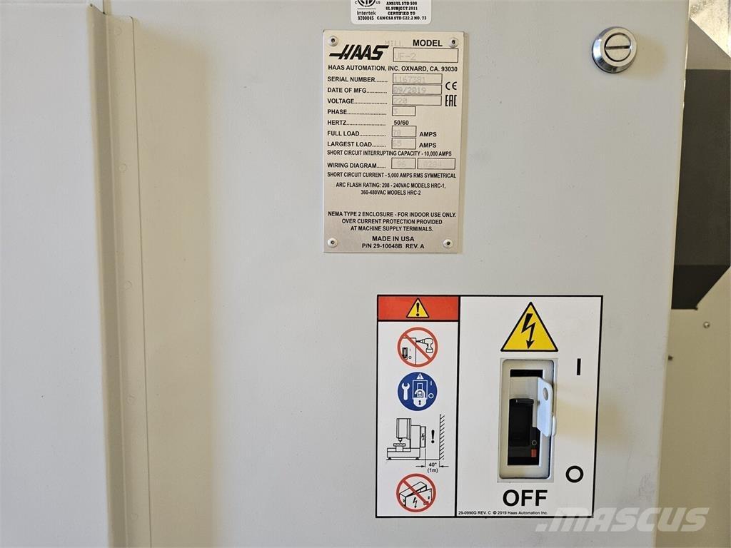 Haas VF-2 Építőipar - Egyebek