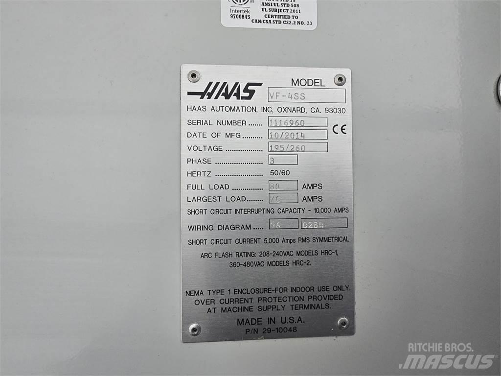Haas VF-4SS Építőipar - Egyebek