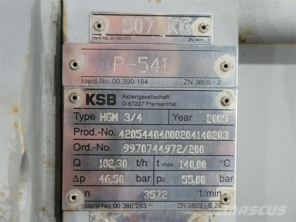 KSB HGM 3/4 Vízpumpák