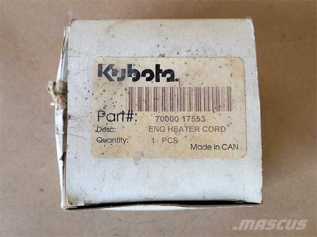 Kubota 70000-17553 Építőipar - Egyebek