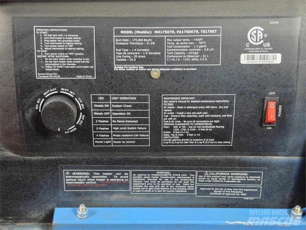 MR HEATER MH175KTR Építőipar - Egyebek