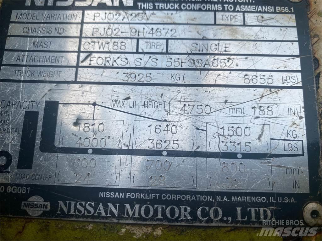 Nissan PJO2A25V Építőipar - Egyebek
