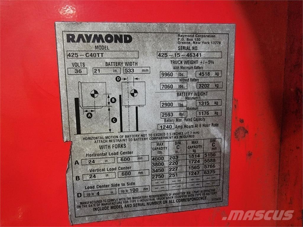 Raymond 425-C40TT Építőipar - Egyebek