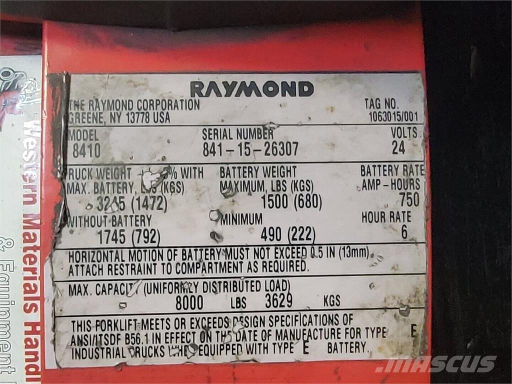 Raymond 8410 Építőipar - Egyebek