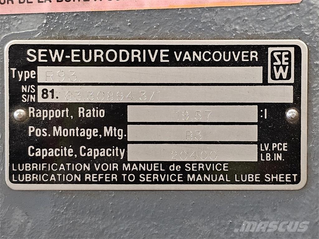  SEW-EURODRIVE R93 Építőipar - Egyebek