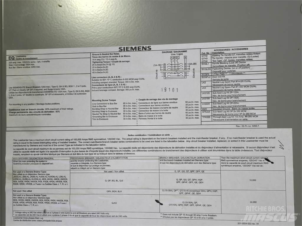 Siemens EQ424225 Építőipar - Egyebek