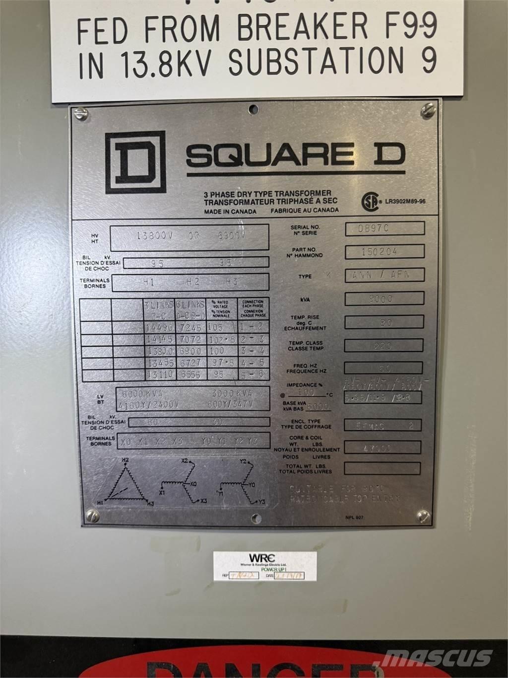  SQUARE D 150204 Építőipar - Egyebek