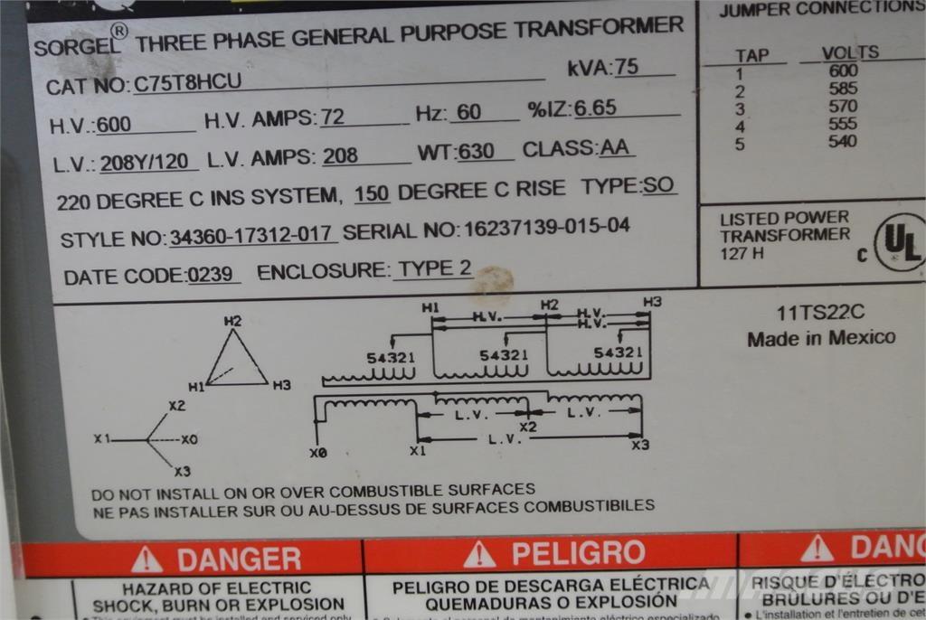  SQUARE D C75T8HCU Építőipar - Egyebek