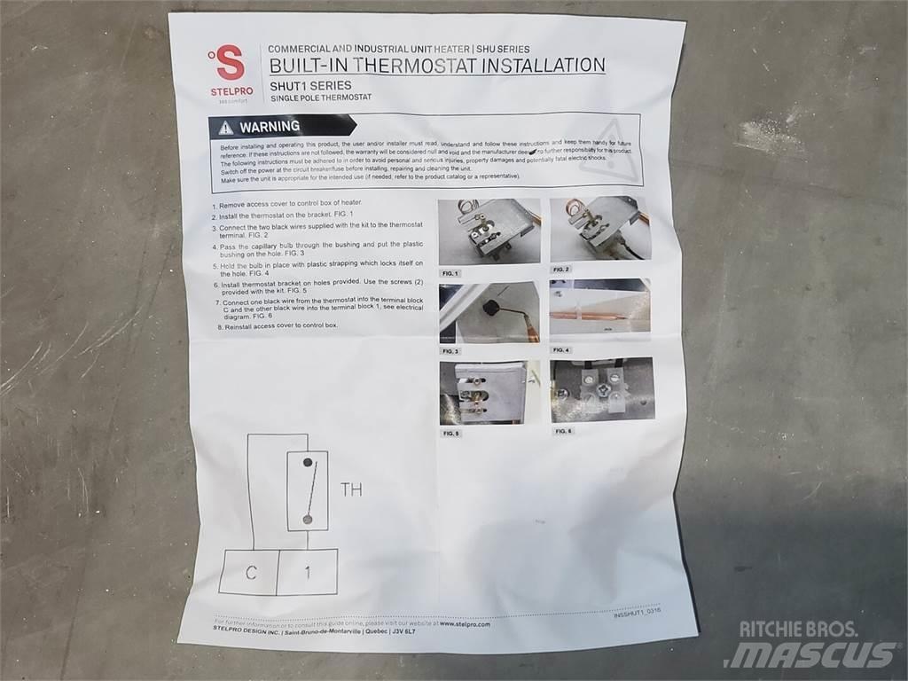  STELPRO SHUT1 Fűtő és Hűtő felszerelések
