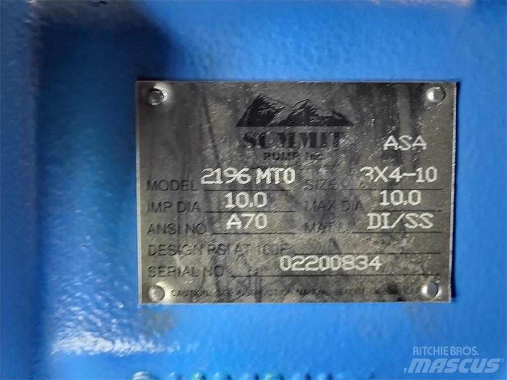  SUMMIT PUMP 2196MTO Fúró berendezés, tartozékok és alkatrészek