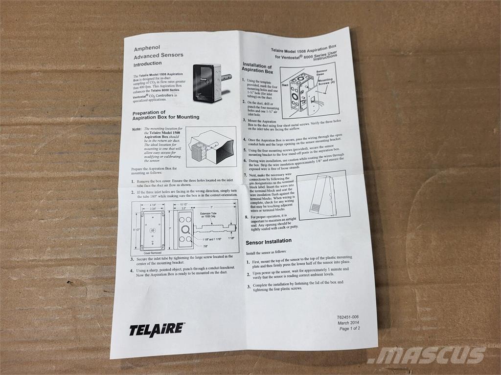  TELAIRE 1508 Építőipar - Egyebek