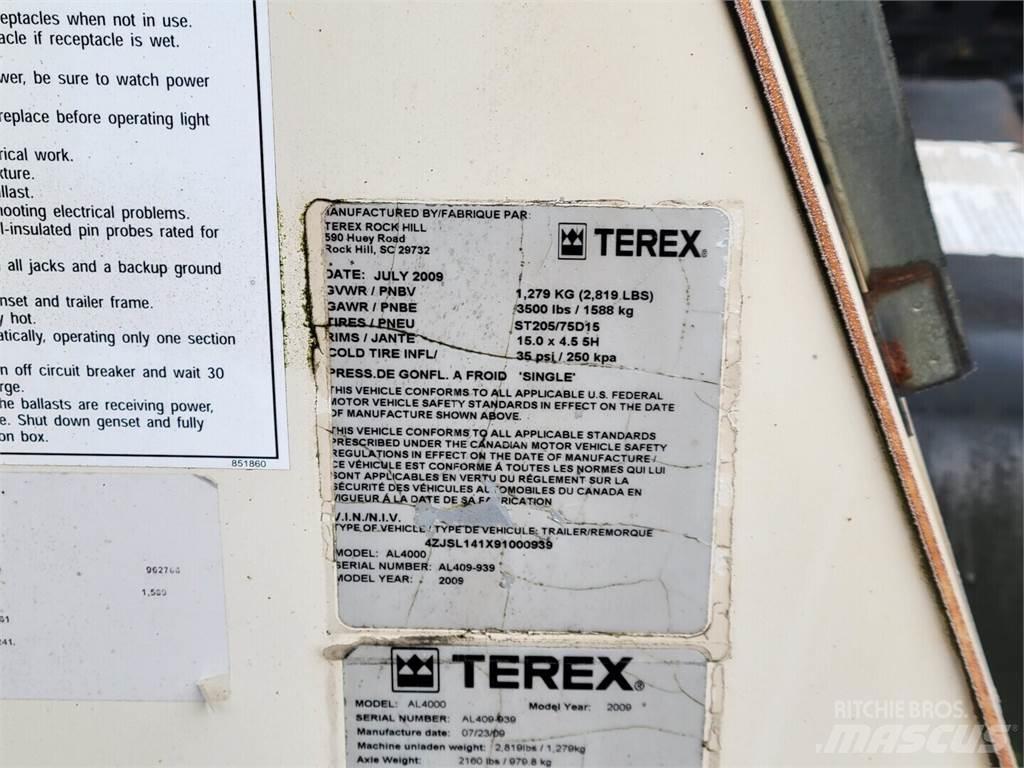 Terex AL4000 Egyéb alkatrészek