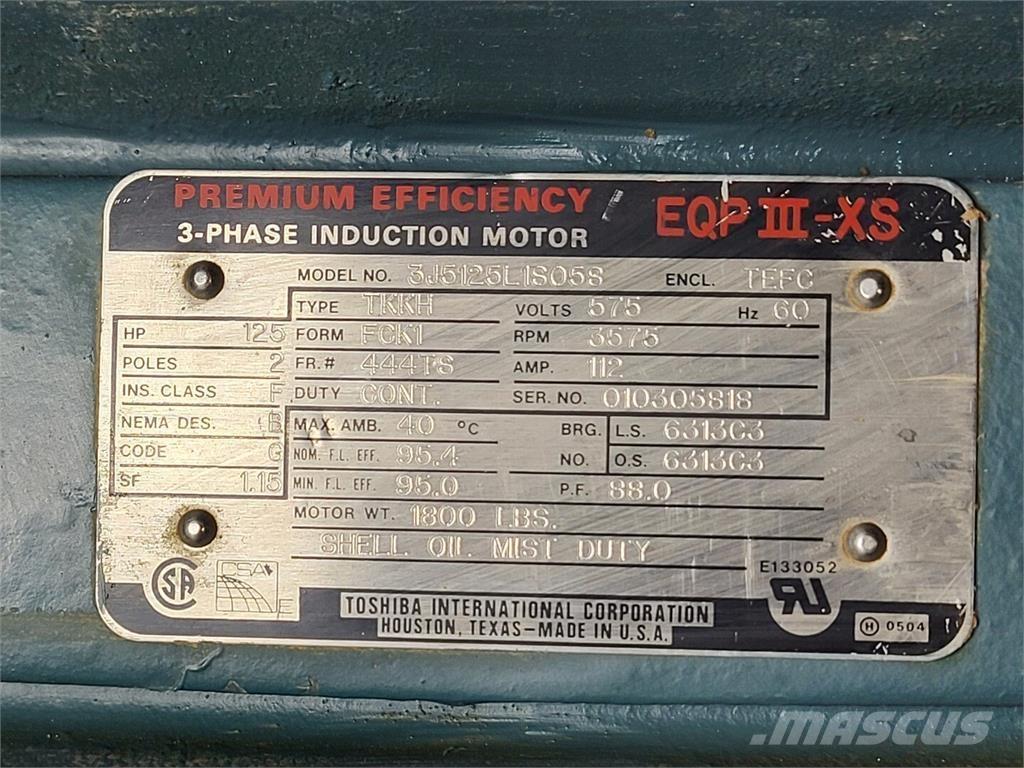  TOSHIBA 3J5125L1S058 Ipari motorok