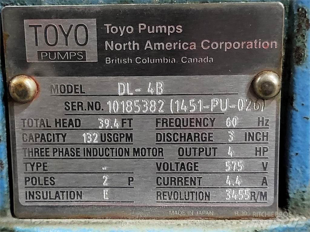 Toyo PUMPS DL-4B Vízpumpák