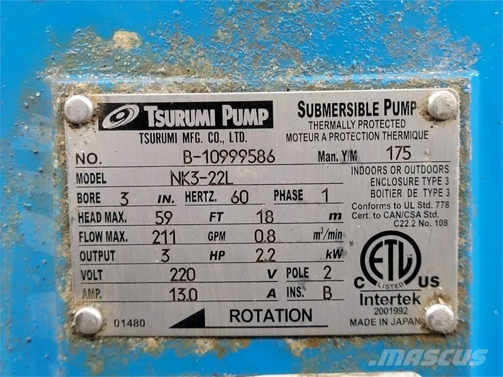 Tsurumi NK3-22L Vízpumpák