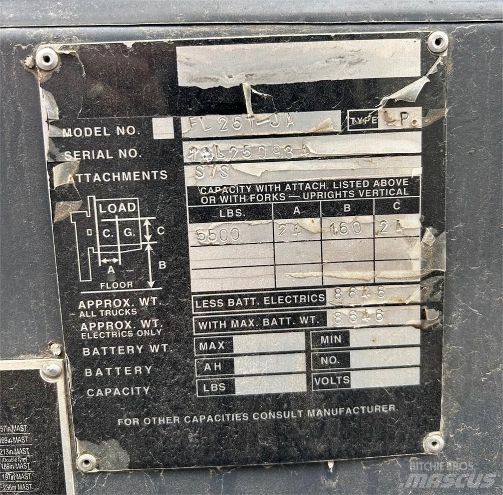 UN Forklift FL25T-JA Építőipar - Egyebek