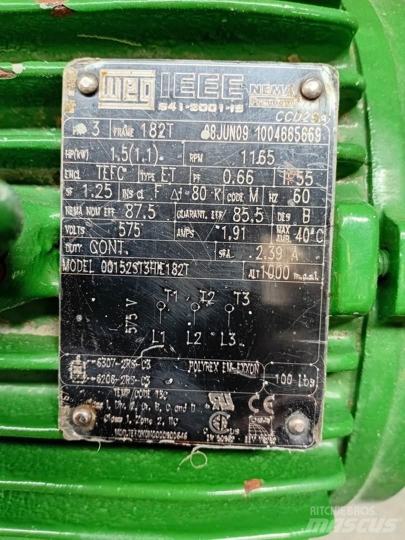  WEG 00152ST3HIE182T Ipari motorok