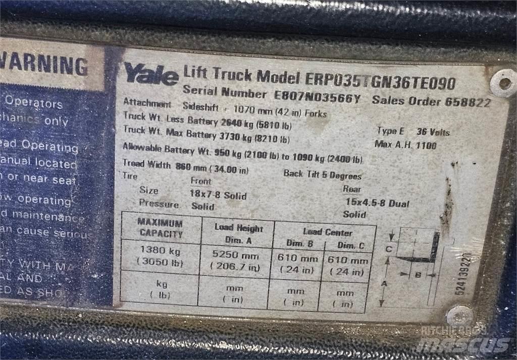 Yale ERP035TGN36TE090 Építőipar - Egyebek