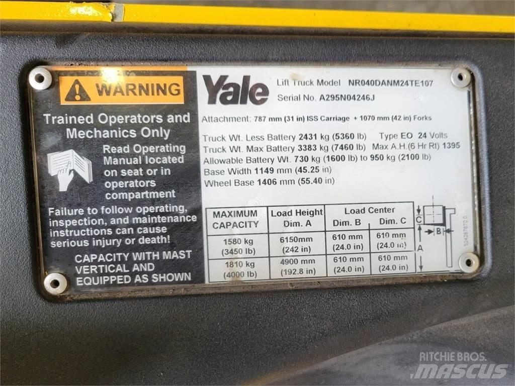 Yale NR040DANM24TE107 Építőipar - Egyebek