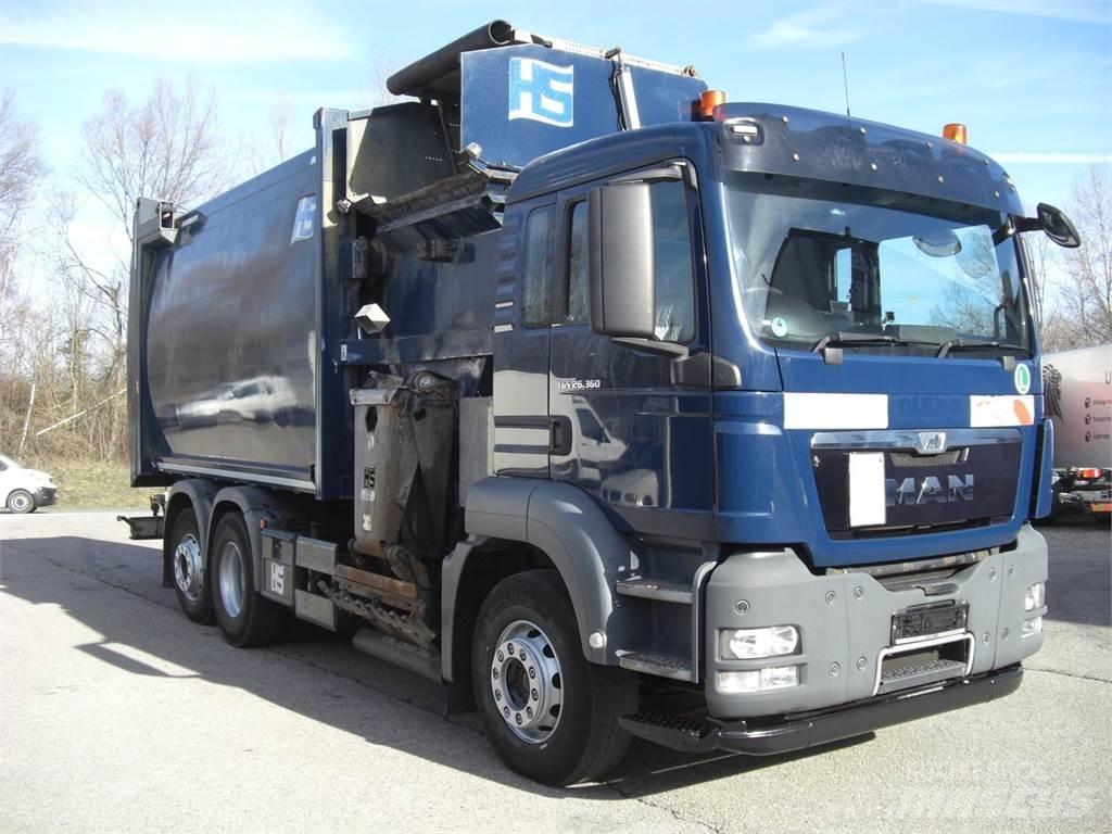 MAN 26360FNLL / RECHTSGEST. Hulladék szállítók