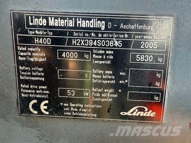 Linde H 40 D Dízel targoncák