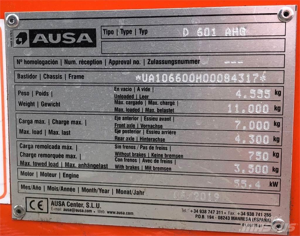 Ausa D601AHG Mezei dömperek