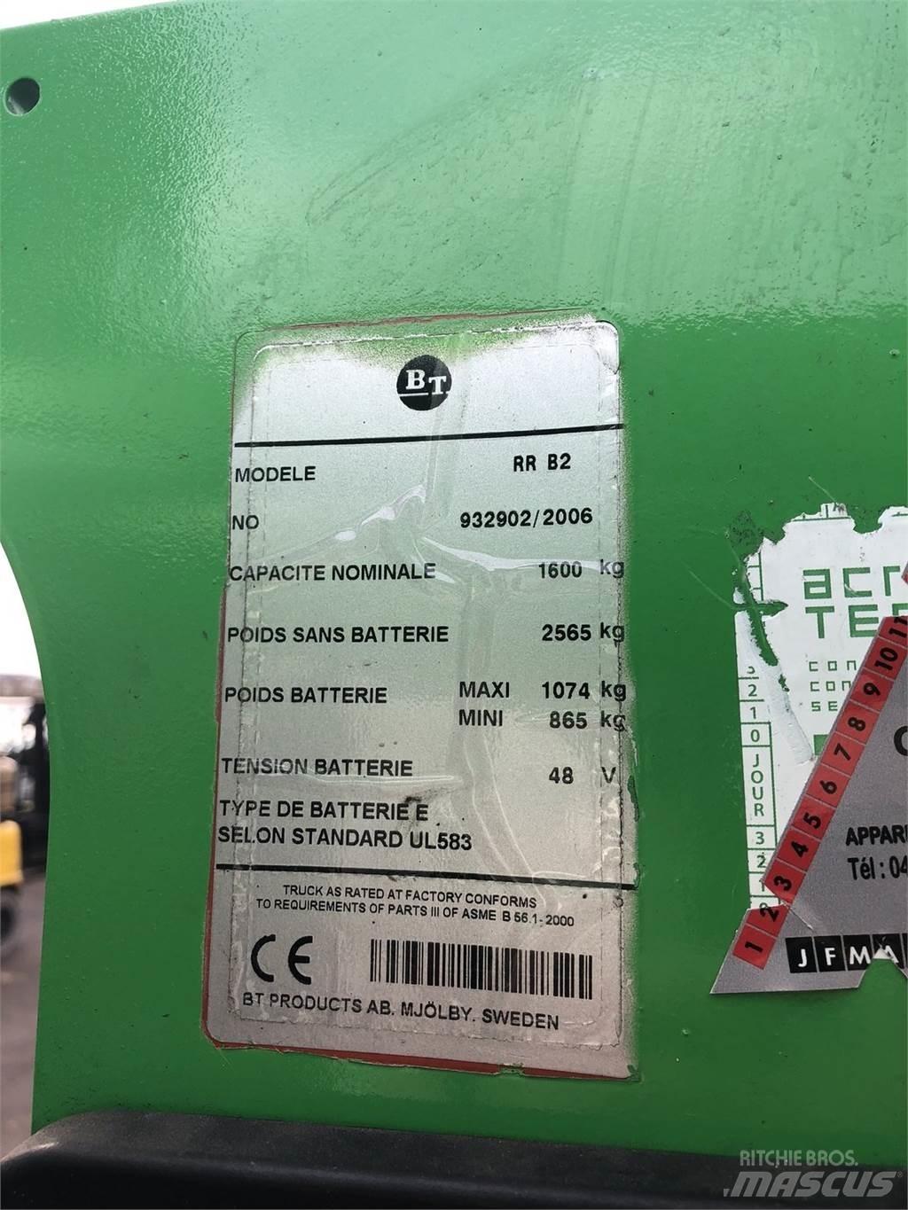 Cesab RRB2 Tolóoszlopos targonca