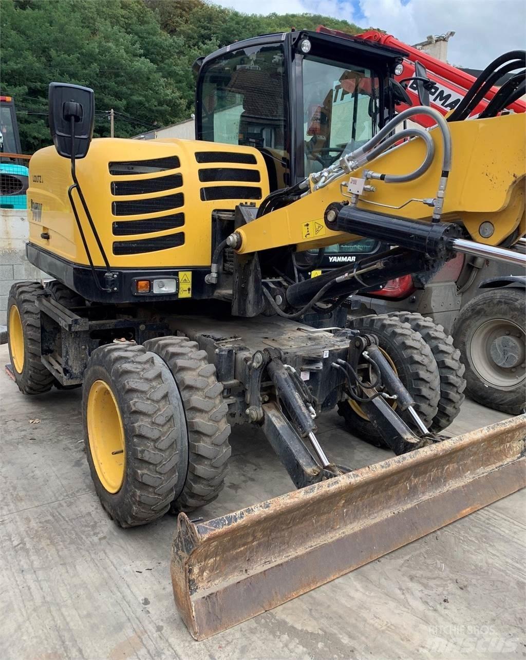 Yanmar B95W Gumikerekes kotrók