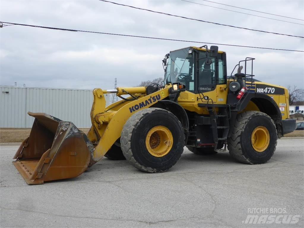 Komatsu WA470-8 Gumikerekes homlokrakodók