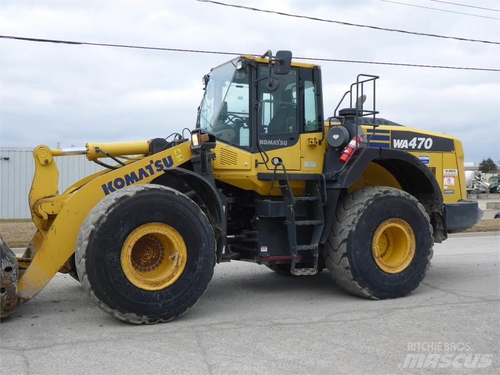 Komatsu WA470-8 Gumikerekes homlokrakodók