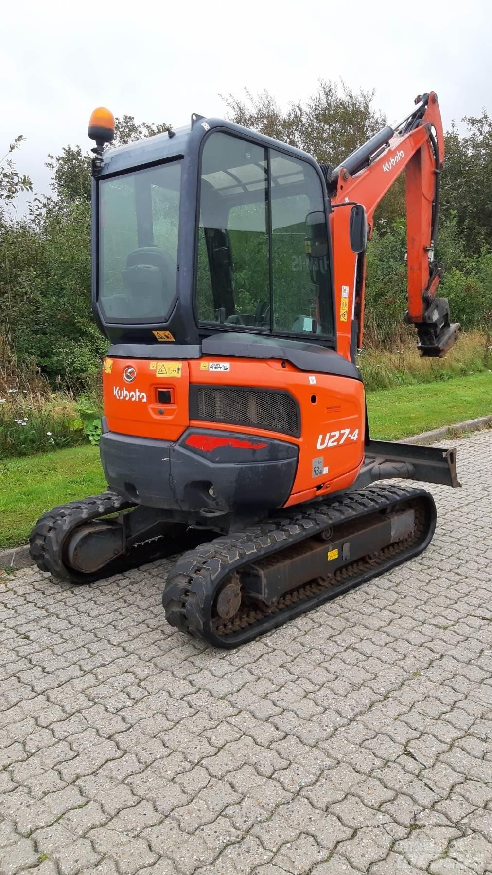 Kubota U27-3 Mini kotrók < 7t