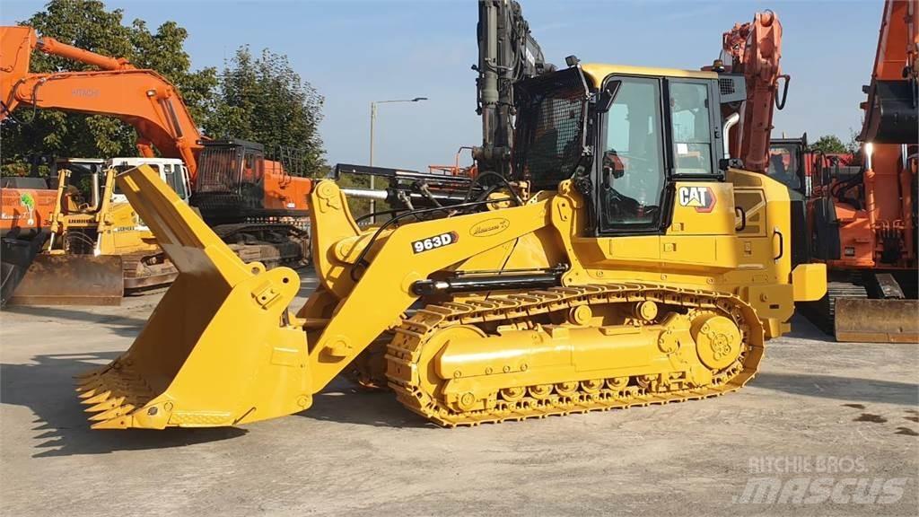 CAT 963D Gumikerekes homlokrakodók