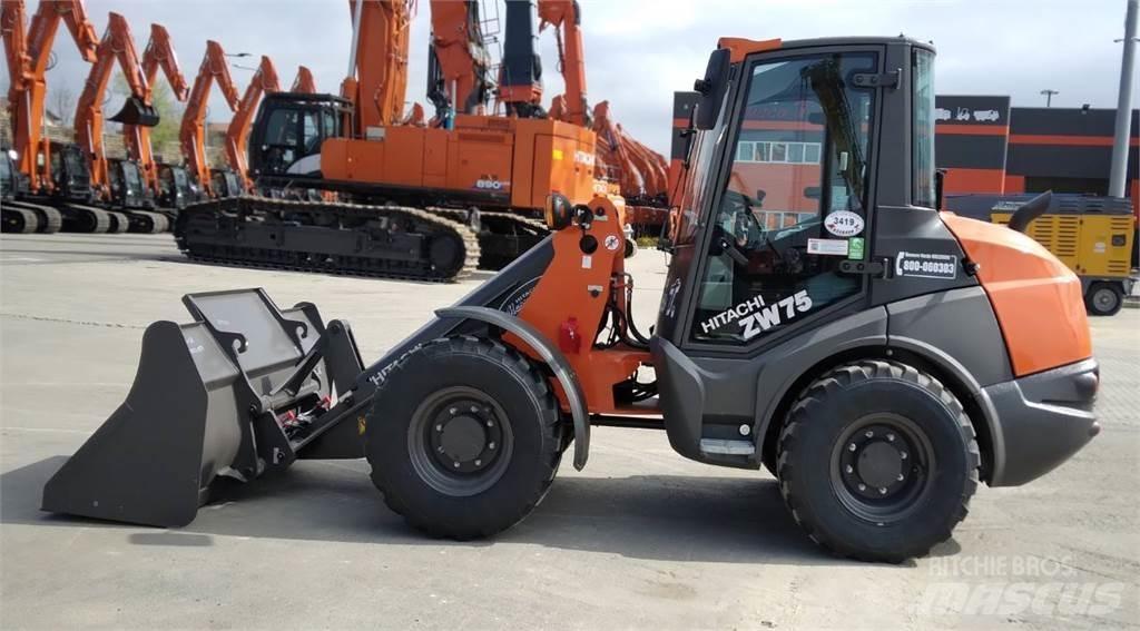 Hitachi ZW75 – 6C Gumikerekes homlokrakodók