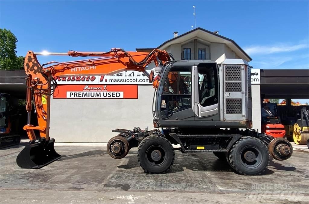 Hitachi ZX170PRR Gumikerekes kotrók