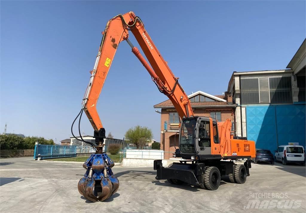 Hitachi ZX210MH Gumikerekes kotrók