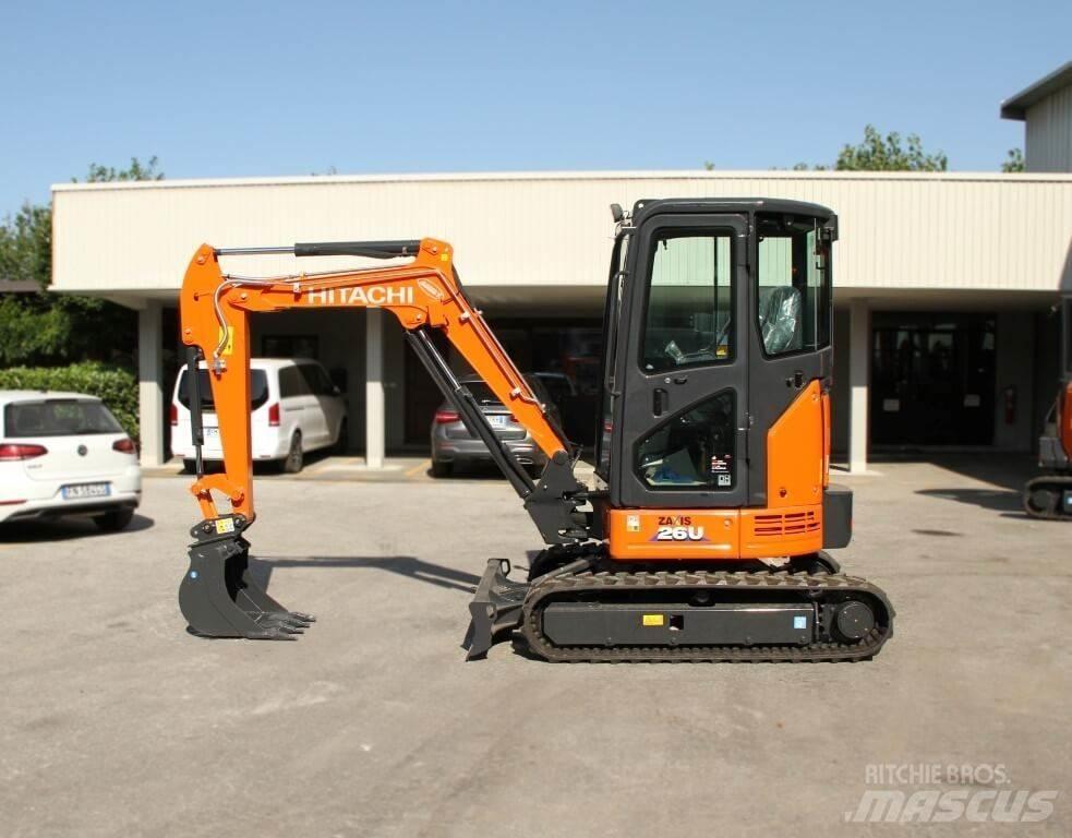 Hitachi ZX26U-6 CR Mini kotrók < 7t