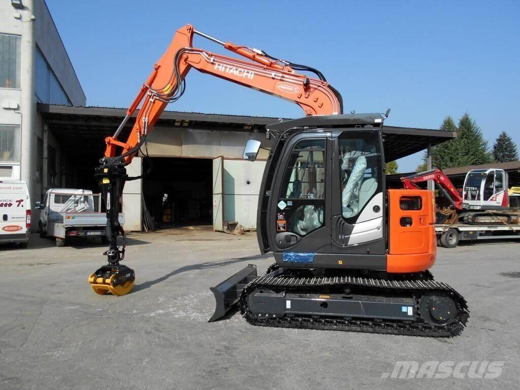 Hitachi ZX85US-5A Erdészeti Kotrók