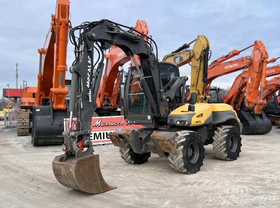 Mecalac 12 MTX Gumikerekes kotrók